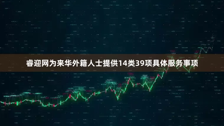 睿迎网为来华外籍人士提供14类39项具体服务事项